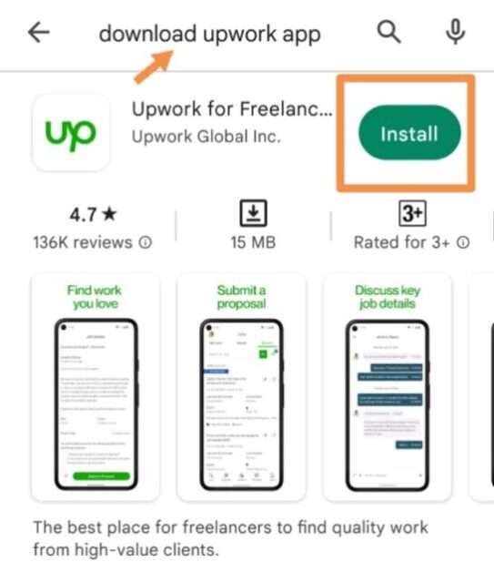 upwork app download