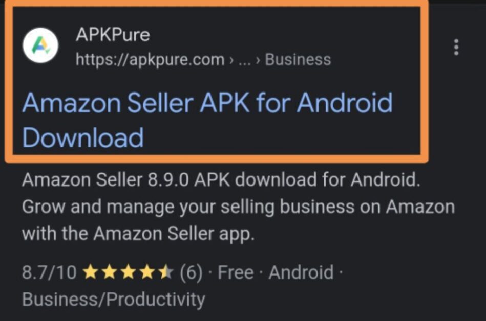 amazon seller app download