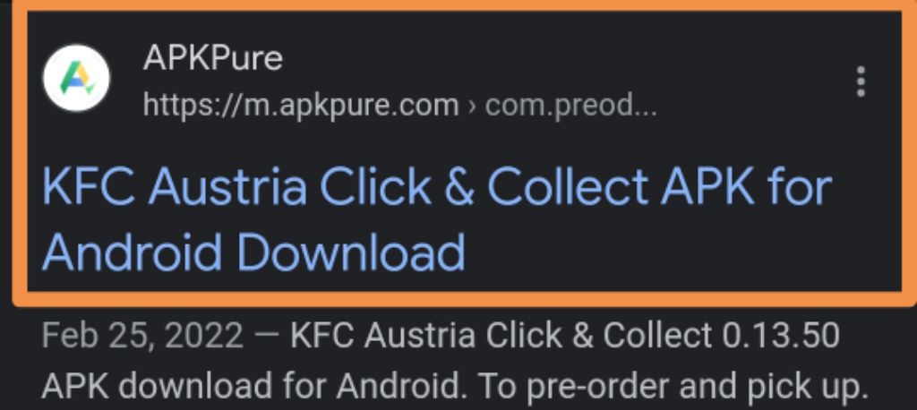 kfc austria app
