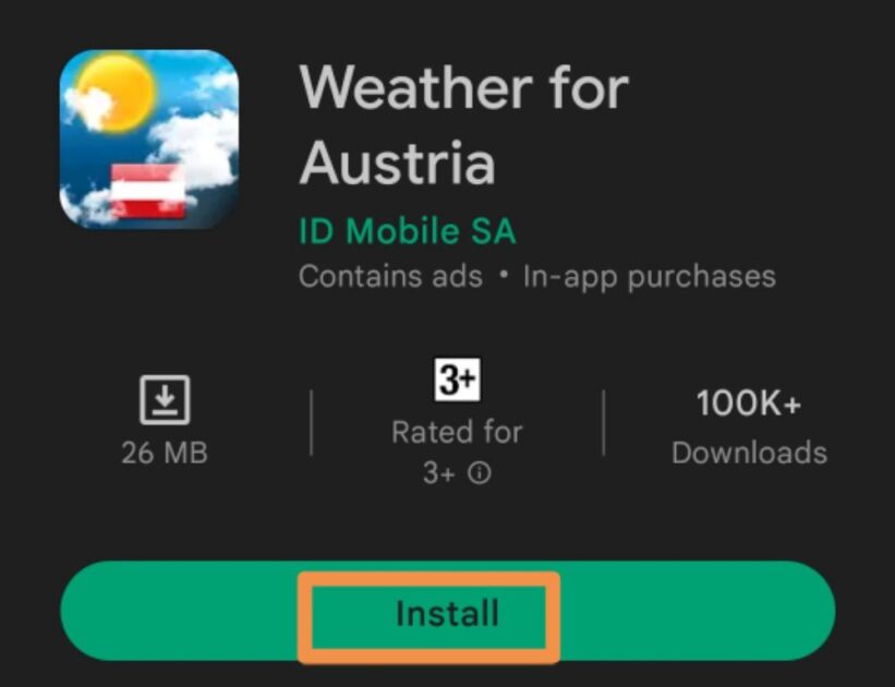 best weather app austria