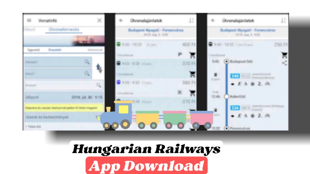 Hungary Train App